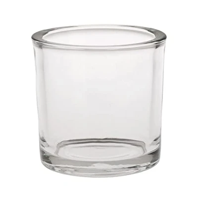 Abbildung von matches21 Glastopf Pflanzgefäß Glasvase rund Blumenvase Übertopf Dekovase Dickes Glas klar 1 STK Ø 12x12 cm