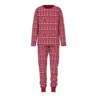 Abbildung von NAME IT Unisex Nknvismas Nightset Schlafanzug, Jester Red, 140 EU