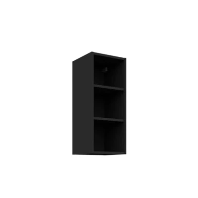 Abbildung von Küchen Preisbombe Hängeschrank Regal 30 cm Schwarz Küche Küchenzeile Küchenblock SIENA MONZA ARONA