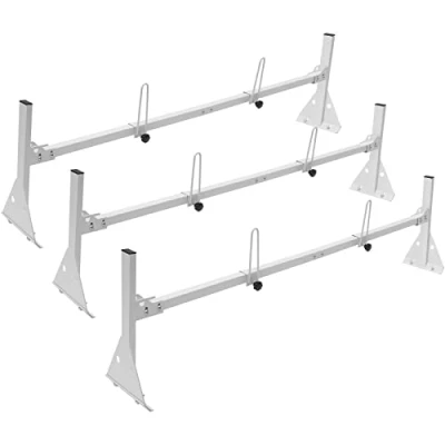 Abbildung von VEVOR Dachleiterträger Relingträger 3 STK. 14301560 mm Länge Einstellbar Truck Rack 200215 Höhe, 340 kg Belastbar LKW Gepäckträger Racks Aluminiumlegierung gegen Rost, Korrosion Dachträger