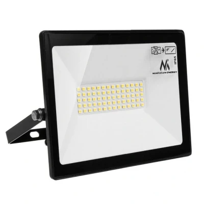 Abbildung von Maclean LED Flutlichtstrahler, fest integriert, Warmweiß, Neutralweiß, Kaltweiß, Variante von 10W bis 50W in Warmweiß/Neutralweiß/Kaltweiß