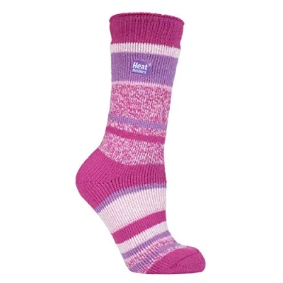 Abbildung von HEAT HOLDERS Damen Warme Streifen Winter Thermosocken Socken Bunte Muster 37 42 eur (Bosworth)