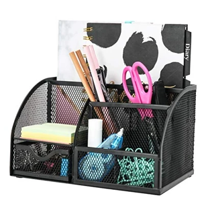 Abbildung von EXERZ Tisch Organizer/Schreibtisch Organisator/Schreibtisch Tidy/Stifthalter/Multifunktions Organisator (Schwarz)