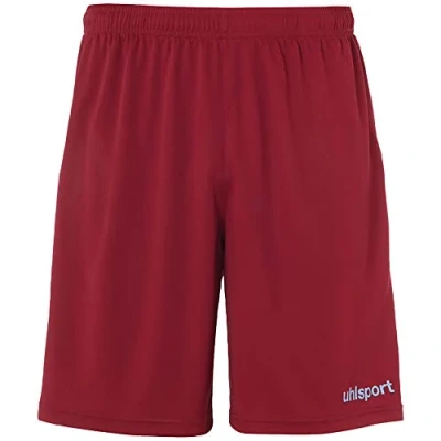 Abbildung von uhlsport Kinder Center Basic Shorts, Bordeaux/Skyblau, 116