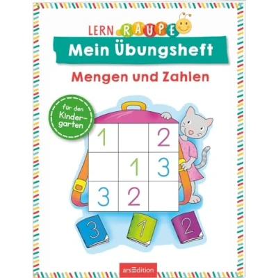 Abbildung von Lernraupe Mein Übungsheft Mengen und Zahlen: für den Kindergarten Aufgaben Übungen Kinder ab 3 Jahren