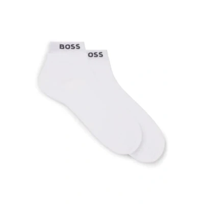Abbildung von BOSS Men&#039;s 2P SH Uni CC Short_Socks, White100, 39 42