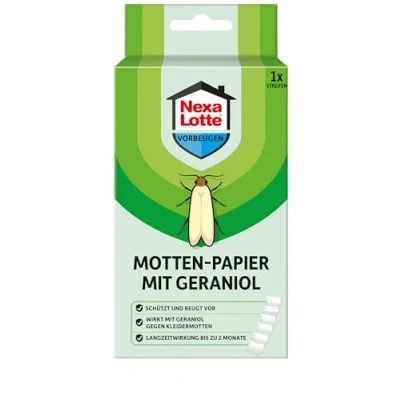 Abbildung von Nexa Lotte Motten Papier mit Geraniol, 1 Streifen, Grün