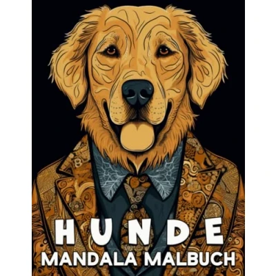 Abbildung von Hunde Mandala Malbuch: 60 Schöne Ausmalbilder, tolles Malbuch für Jugendliche und Erwachsene