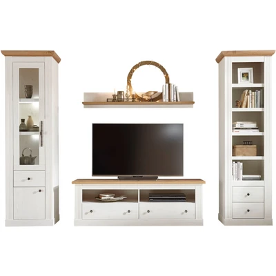 Abbildung von Home affaire Wohnwand &quot;Westminster&quot;, (Set, 4 St.), im romantischen Landhausstil