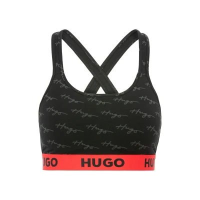 Abbildung von HUGO Underwear Bralette BH &quot;BRALETTE PAD SL DESI&quot;, mit kontrastfarbenem Logobund