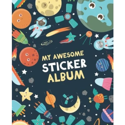 Abbildung von My Awesome Sticker Album: Blank Book for Collecting Stickers Reusable Collection Album Kids Space Design (Sticker Albums Kids)