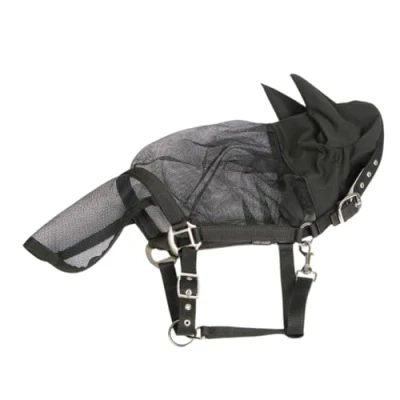 Abbildung von Amesbichler Reitsport Harry`s Horse Fliegenmaske mit integriertem Halfter, Ohren und Nasenteil