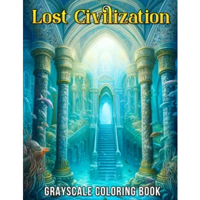 Abbildung von Lost Civilization Grayscale Coloring Book: Embark on a Journey of Discovery and Adventure with Book Featuring ... Uncover the Mysteries Forgotten World