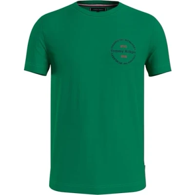 Abbildung von Tommy Hilfiger Tshirt print, Herren, Größe: XS, Olympic green