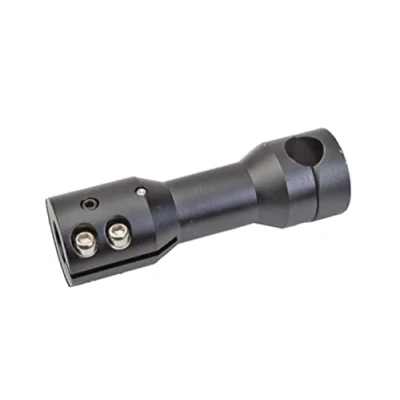 Abbildung von Aufnahme Downhill Lenker Adapter Matt Schwarz für Yamaha BWS, MBK Booster 50