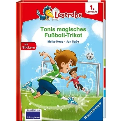 Abbildung von Tonis magisches Fußball Trikot Lesen lernen mit dem Leserabe Erstlesebuch Kinderbuch ab 6 Jahren 1. Klasse Jungen und Mädchen (Leserabe Klasse) Lesestufe)