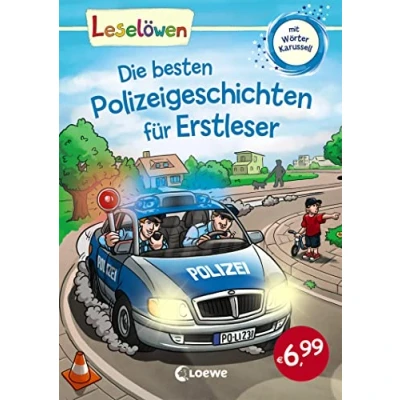 Abbildung von Leselöwen Die besten Polizeigeschichten für Erstleser: Sammelband zum ersten Selberlesen Kinder ab 6 Jahre