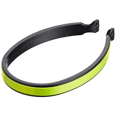 Abbildung von FISCHER Fahrrad Fahrradreflektor 2x Hosen Klammern mit Reflektor, Hosenspangen für Sicherheit Signal im Dunkeln, Reflektor Band