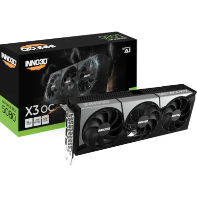 Abbildung von INNO3D GeForce RTX 5080 X3 OC 16GB GDDR7, HDMI, 3x DP