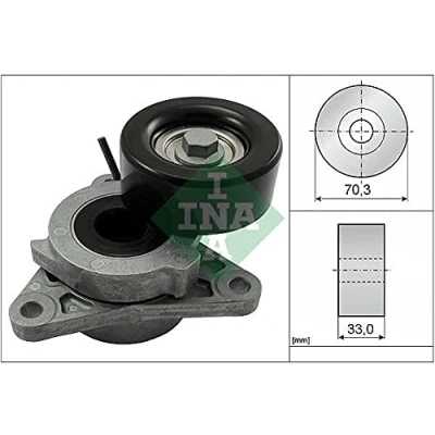 Abbildung von INA 534 0606 10 Spannarm, Keilrippenriemen NISSAN: Pathfinder 3