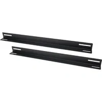 Abbildung von Inter Tech Geräteträger 550 mm für Serverschrank 2 Stück max. 40 kg, Schwarz