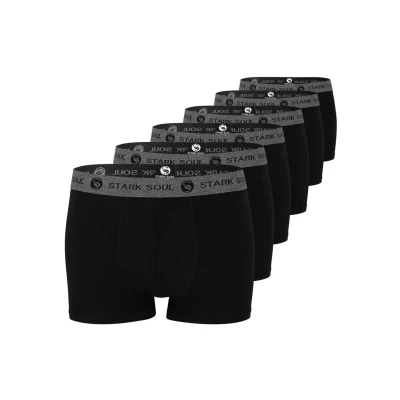 Abbildung von Stark Soul 6 ER Packhipster Panties, Herren, Größe: XXL, Schwarz
