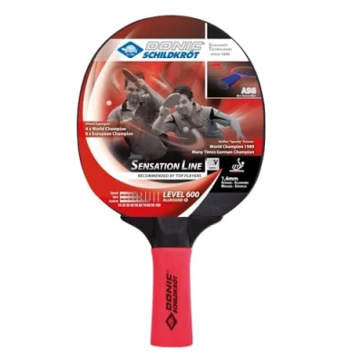 Abbildung von Donic Schildkröt Tischtennisschläger Sensation Line 600, ASG Griff, 1,6 mm Schwamm, Prestige ITTF Belag, 724402