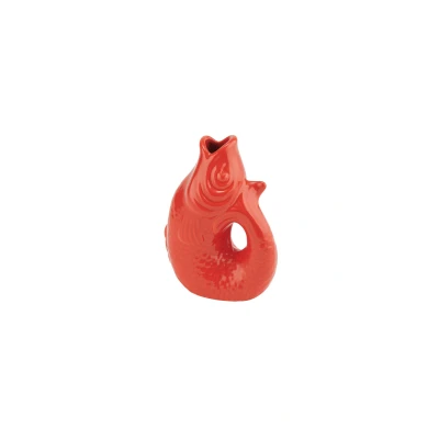 Abbildung von Giftcompany Monsieur Carafon Vase / Karaffe Fisch XS coral red 0,2l