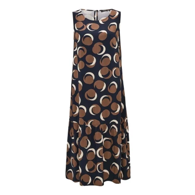 Abbildung von Opus TRÄGER WICY CITY Freizeitkleid, Damen, Größe: 38, Coal blue