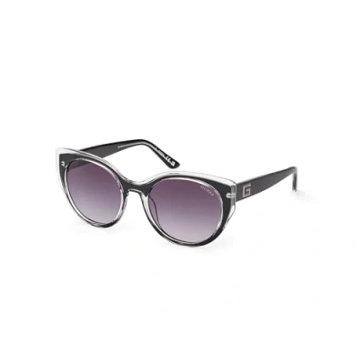 Abbildung von Guess Damen GU7909 05B Gläser SONNENBRILLEN Injiziert Schwarz Grau Rund Normal Schattiert