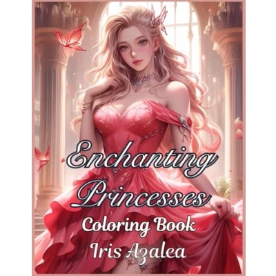 Abbildung von Enchanting Princess Coloring book for Adults and Teens 50 Exquisite Images to Ignite Your Imagination: Adult of Princesses ... relaxation (Fairytale Fantasy Collection)