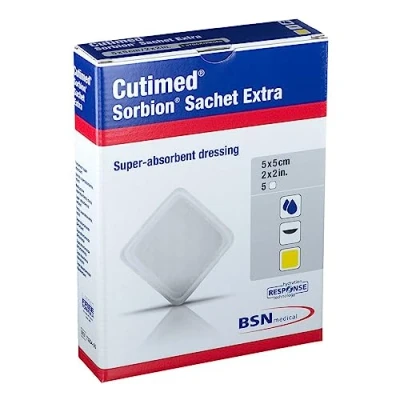 Abbildung von Cutimed Sorbion Sachet Extra Wundaufl.5x 5 St