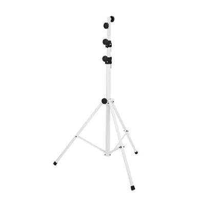 Abbildung von EUROLITE STV 60 WOT EU Stahlstativ weiß Lichtstativ mit Querträger, Made in EU, Maximallast 30 kg, Höhe 150 315 cm