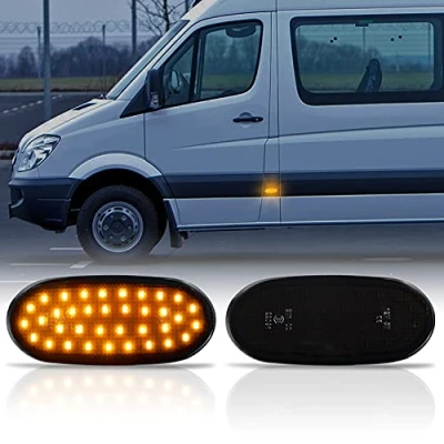 Abbildung von LED BEGRENZUNGSLEUCHTEN von Recambo passend für MERCEDES SPRINTER W906 BJ 2006 2018 SCHWARZ