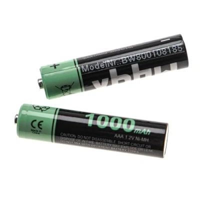 Abbildung von vhbw 2X Akku kompatibel mit Telekom Sinus A206 Duo schnurlos Festnetz Telefon (1000 mAh, 1,2 V, NiMH)