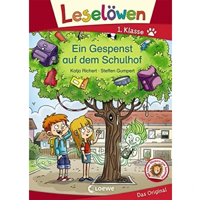 Abbildung von Leselöwen 1. Klasse Ein Gespenst auf dem Schulhof: Erstlesebuch für Kinder ab 6 Jahre