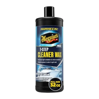 Abbildung von Meguiar&#039;s M5032 Marine RV Cleaner Wax One Step liquid Wachs, 945ml