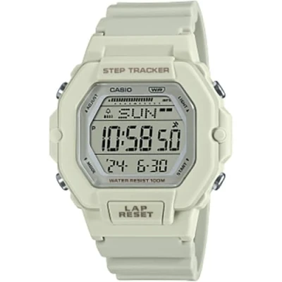 Abbildung von Casio Digital Watch WITH STEP Tracker Unisex Digitaluhr, Größe: One Size, White