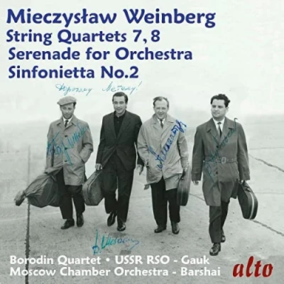 Abbildung von Mieczysław Weinberg: Streichquartette Nr. 7 &amp; 8, Serenade Op.47/4, Sinfonietta Nr.2