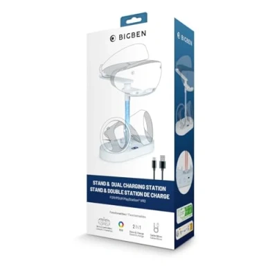 Abbildung von Ständer und Ladestation für Playstation VR2 Kopfhörer Controller