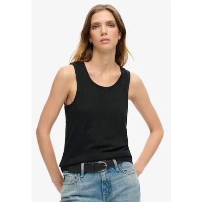 Abbildung von Superdry Scoop NECK TANK Top, Damen, Größe: 38, Black