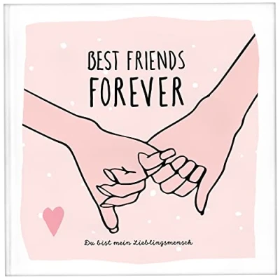 Abbildung von Best Friends Forever das Erinnerungsalbum für die Beste Freundin zum Ausfüllen Freundebuch Mädchen und Erwachsene Erinnerungsbuch Geburtstagsgeschenk