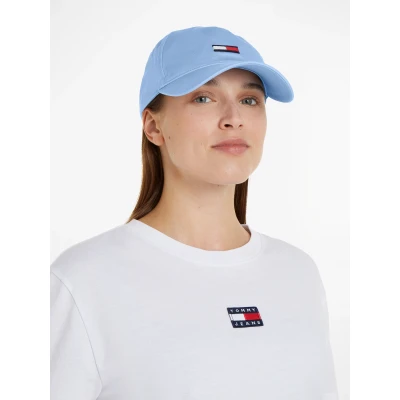 Abbildung von Tommy Jeans Elongated FLAG Unisex Cap, Größe: One Size, Vessel blue