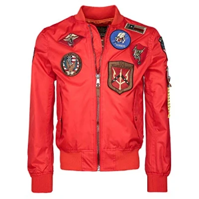 Abbildung von TOP GUN Bomberjacke, Herren, Größe: Small, Red