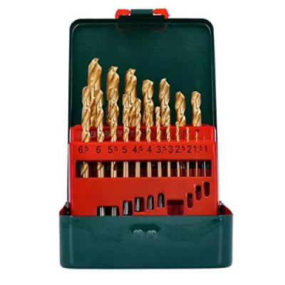 Abbildung von METABO 627156000 Metallspiralbohrer Satz 19 HSS TIN, SP