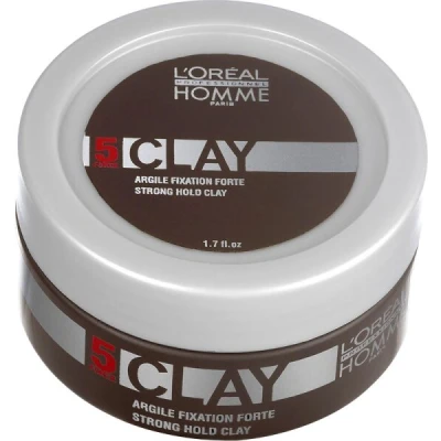 Abbildung von L&#039;oreal Professionnel Homme Clay (Strong Hold Matt Clay) 50 ml