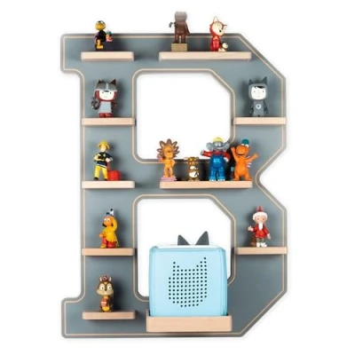 Abbildung von VCM Wandregal Holz Regal Buchstabe B für Toniebox Tonies Figuren, 1 tlg.