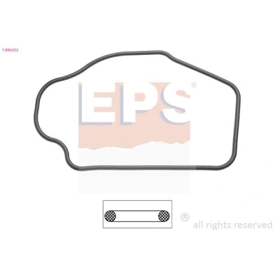 Abbildung von EPS 1.890.552 Dichtung, Thermostat Made in Italy OE Equivalent OPEL: Calibra A, Astra G Coupe, Zafira B