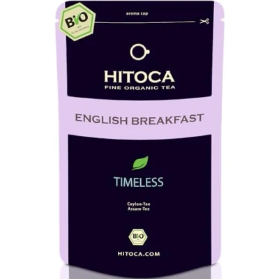 Abbildung von English Breakfast Tea Bio Lose Original Tee aus Ceylon und Assam Tees Englischer Black Organic HITOCA® Schwarztee