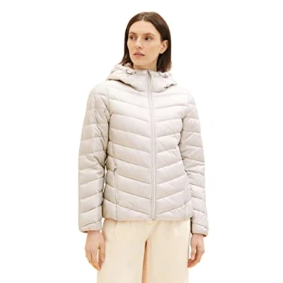 Abbildung von TOM Tailor Lightweight Jacket Winterjacke, Damen, Größe: XXL, Clouds grey